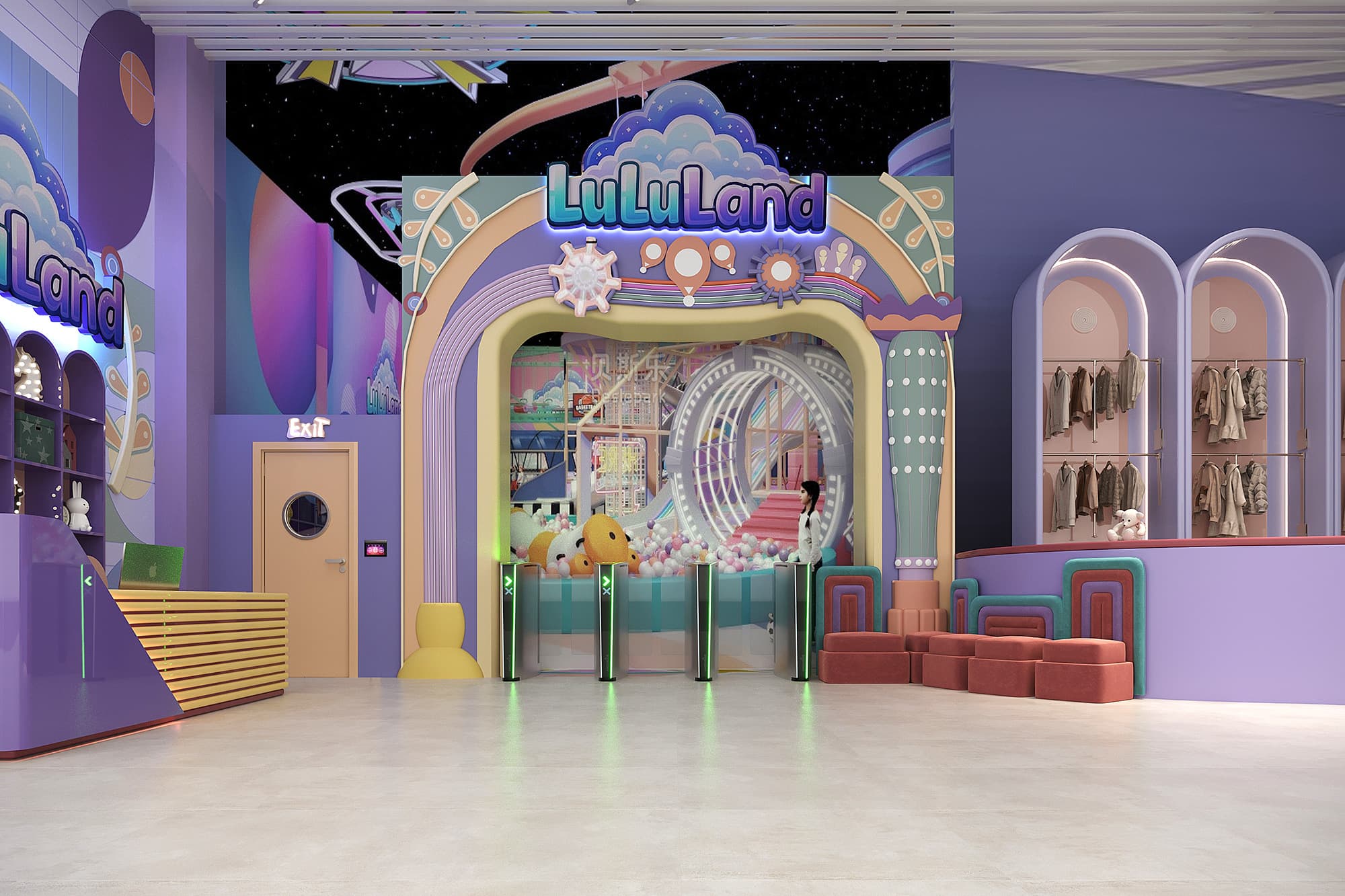Батутная зона — Lululand